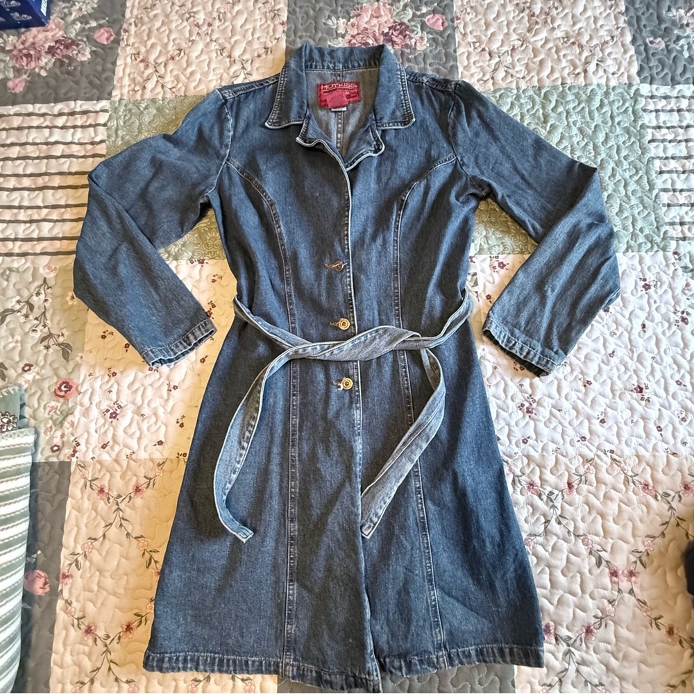 Denim Belted Dress